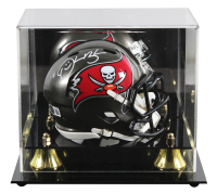 Derrick Brooks Signed Buccaneers Speed Mini Helmet with Display Case (Beckett) at PristineAuction.com