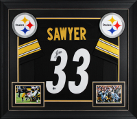 Jack Sawyer Signed Custom Framed Jersey Display (Beckett) at PristineAuction.com