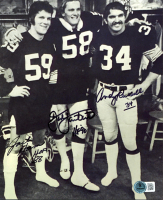 Andy Russell, Jack Lambert & Jack Ham Signed Steelers 8x10 Inscribed "HOF 88" & "HOF 90" (Beckett) at PristineAuction.com