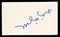 Anthony Minghella Signed 3x5 Index Card (Beckett) at PristineAuction.com