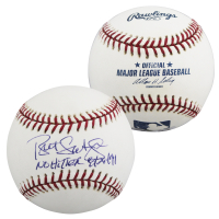Bret Saberhagen Signed OML Baseball Inscribed "No Hitter 8/26/91" (Beckett) at PristineAuction.com
