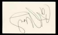 Cathy Moriarty Signed 3x5 Index Card (Beckett) at PristineAuction.com