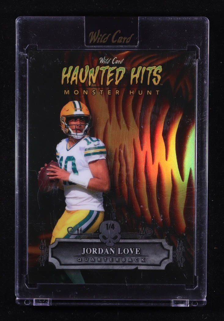 Jordan Love 2024 Wild Card Haunted Hits Monster Hunt #HHP-JL #1/4 at PristineAuction.com Jordan Love 2024 Wild Card Haunted Hits Monster Hunt #HHP-JL #1/4 at PristineAuction.com