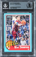 Klay Thompson Signed 2011 Fleer Retro #55 RC (BGS) at PristineAuction.com