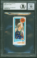 Larry Bird Signed 1980 Topps Singles #30 (BGS | Auto 10) at PristineAuction.com