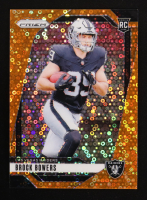 Brock Bowers 2024 Panini Prizm Prizms Orange Disco #315 RC at PristineAuction.com