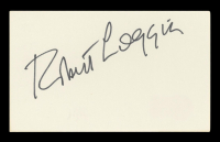 Robert Loggia Signed 3x5 Index Card (Beckett) at PristineAuction.com