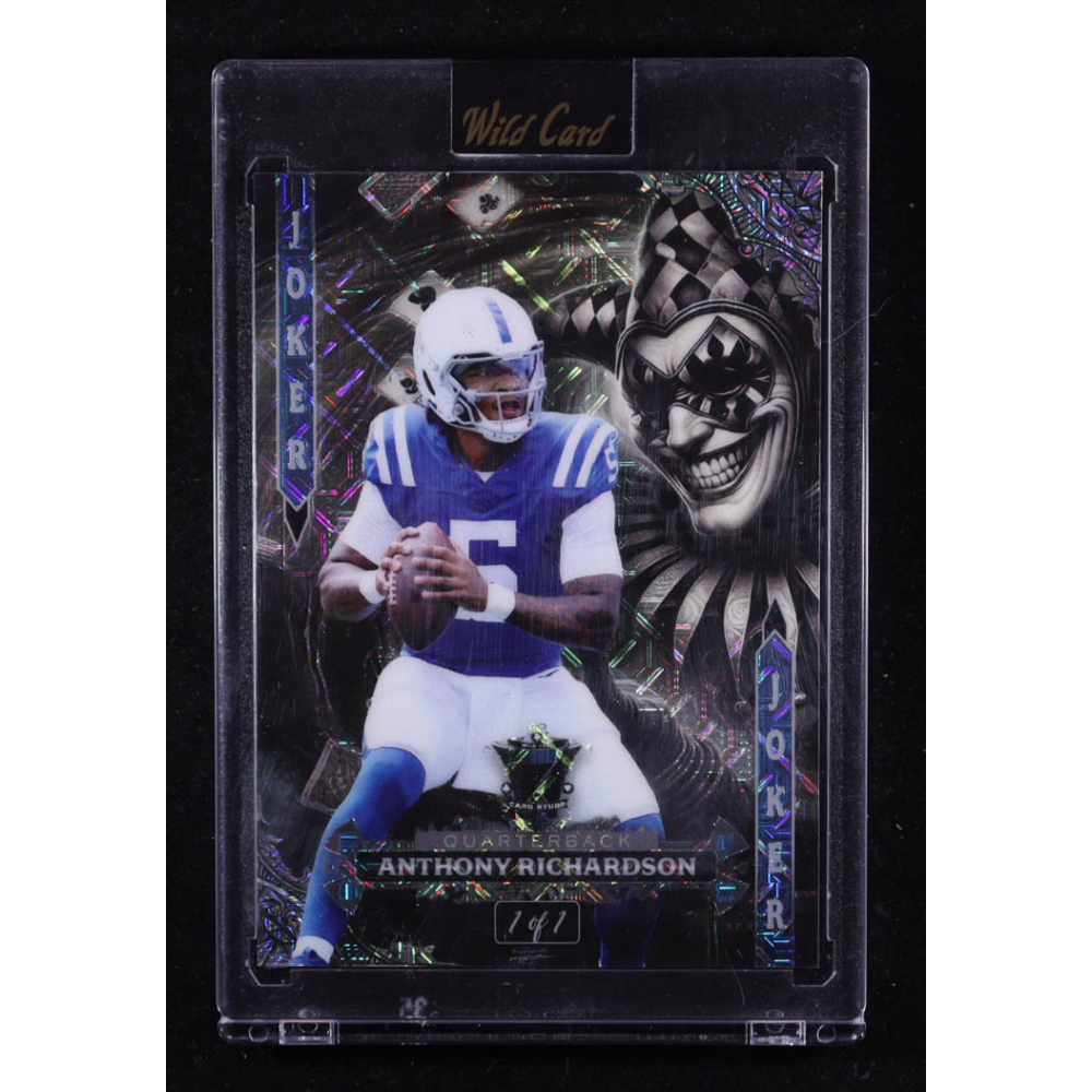 Anthony Richardson 2024 Wild Card 7 Card Studs Joker #7JW-AR #1/1 at PristineAuction.com
