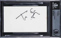 Tom Sizemore Signed 3x5 Index Card (BGS) at PristineAuction.com
