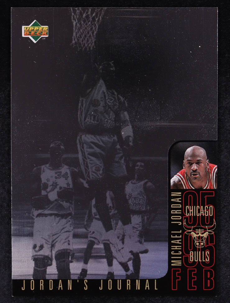 Michael Jordan 1996-97 Collector's Choice International Spanish Jordan's Journal #J4 February at PristineAuction.com Michael Jordan 1996-97 Collector's Choice International Spanish Jordan's Journal #J4 February at PristineAuction.com