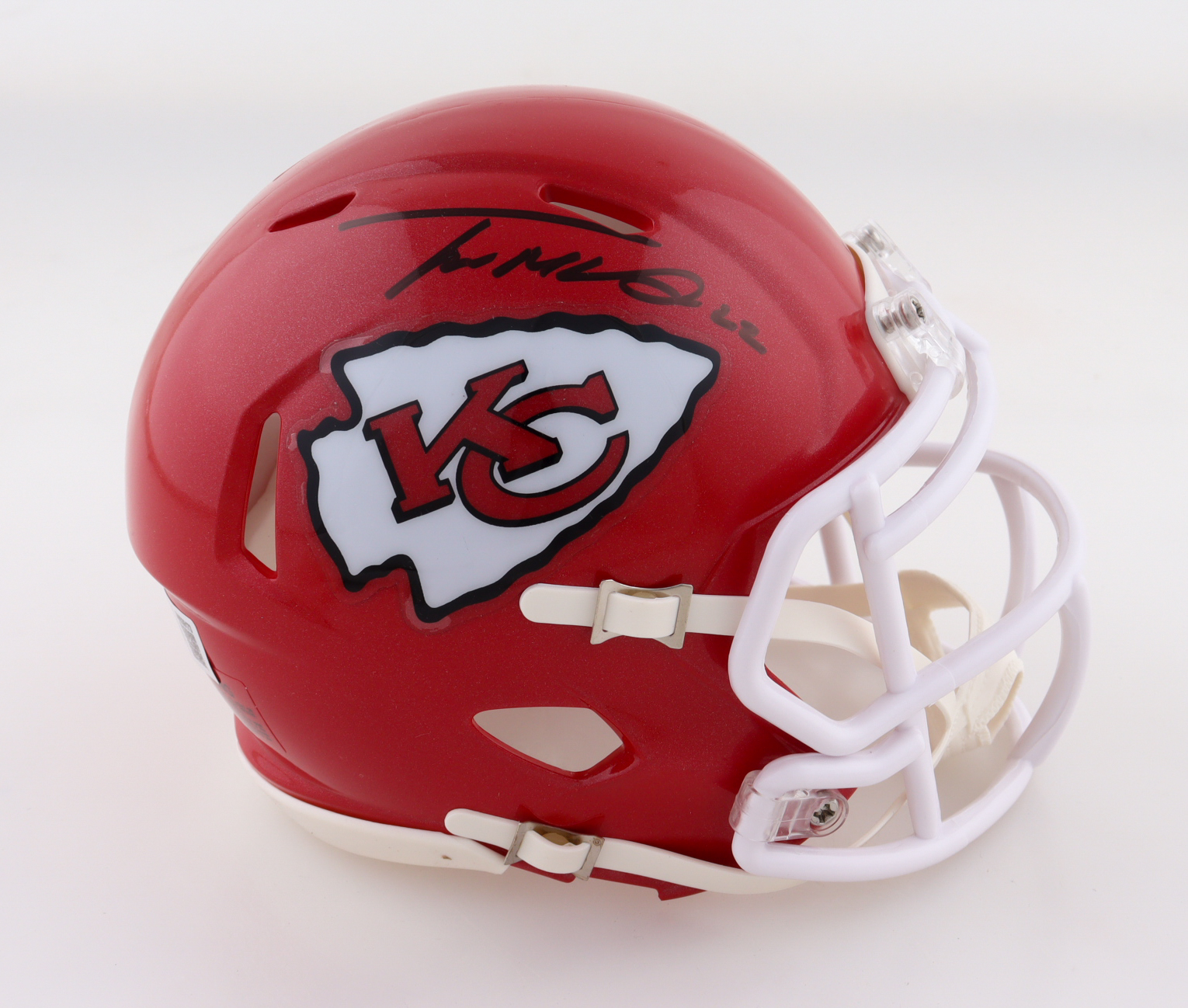 Trent McDuffie Signed Chiefs Speed Mini Helmet (Beckett) at PristineAuction.com Trent McDuffie Signed Chiefs Speed Mini Helmet (Beckett) at PristineAuction.com
