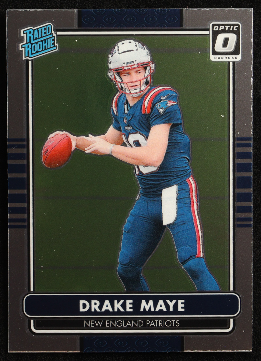 Drake Maye 2024 Donruss Optic '14 Retro Series #3 RC at PristineAuction.com Drake Maye 2024 Donruss Optic '14 Retro Series #3 RC at PristineAuction.com
