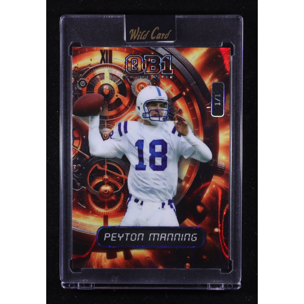 Peyton Manning 2024 Wild Card QB1 On The Clock #OCC-OR-PM2 #1/1 at PristineAuction.com