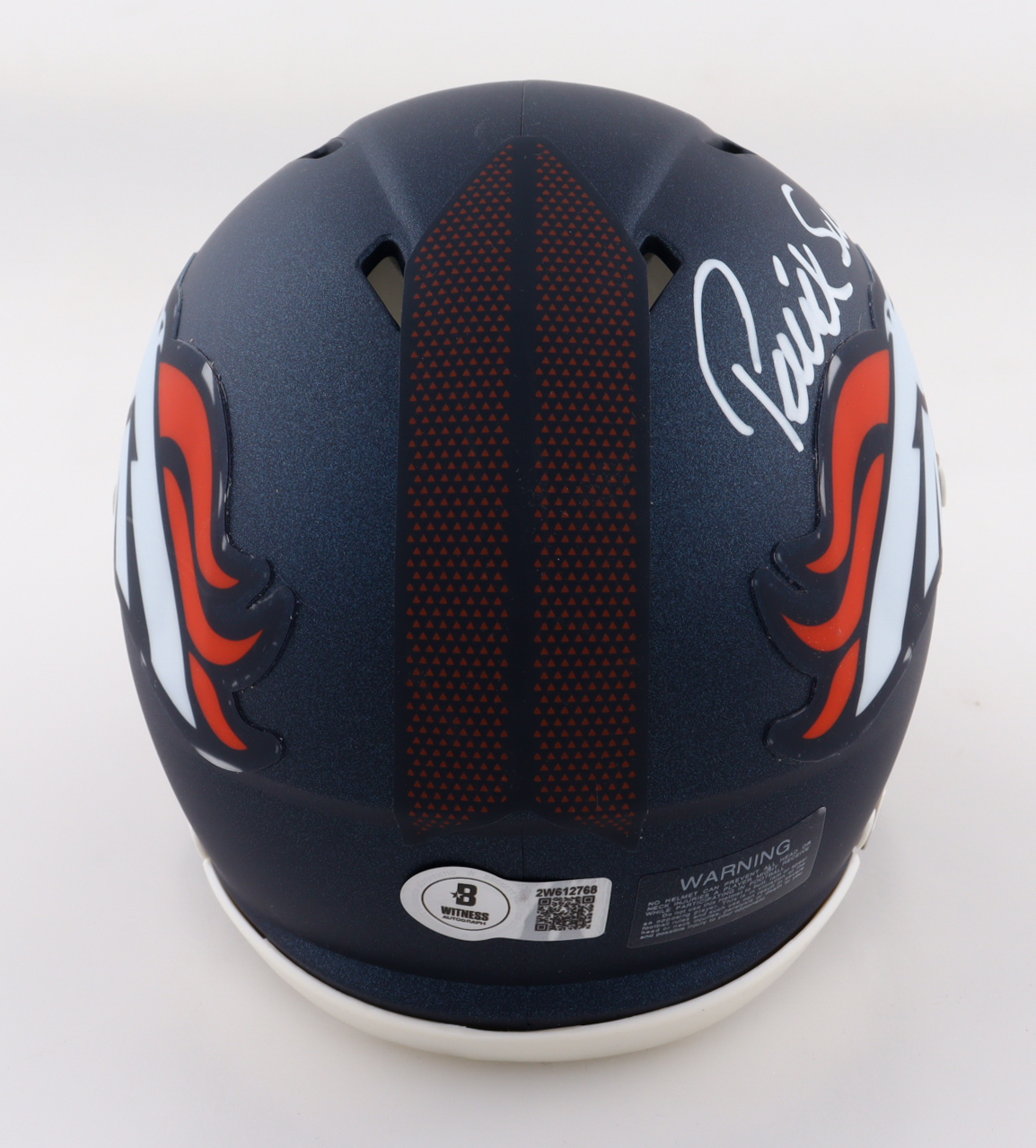 Patrick Surtain II Signed Broncos Speed Mini Helmet (Beckett) at PristineAuction.com Patrick Surtain II Signed Broncos Speed Mini Helmet (Beckett) at PristineAuction.com