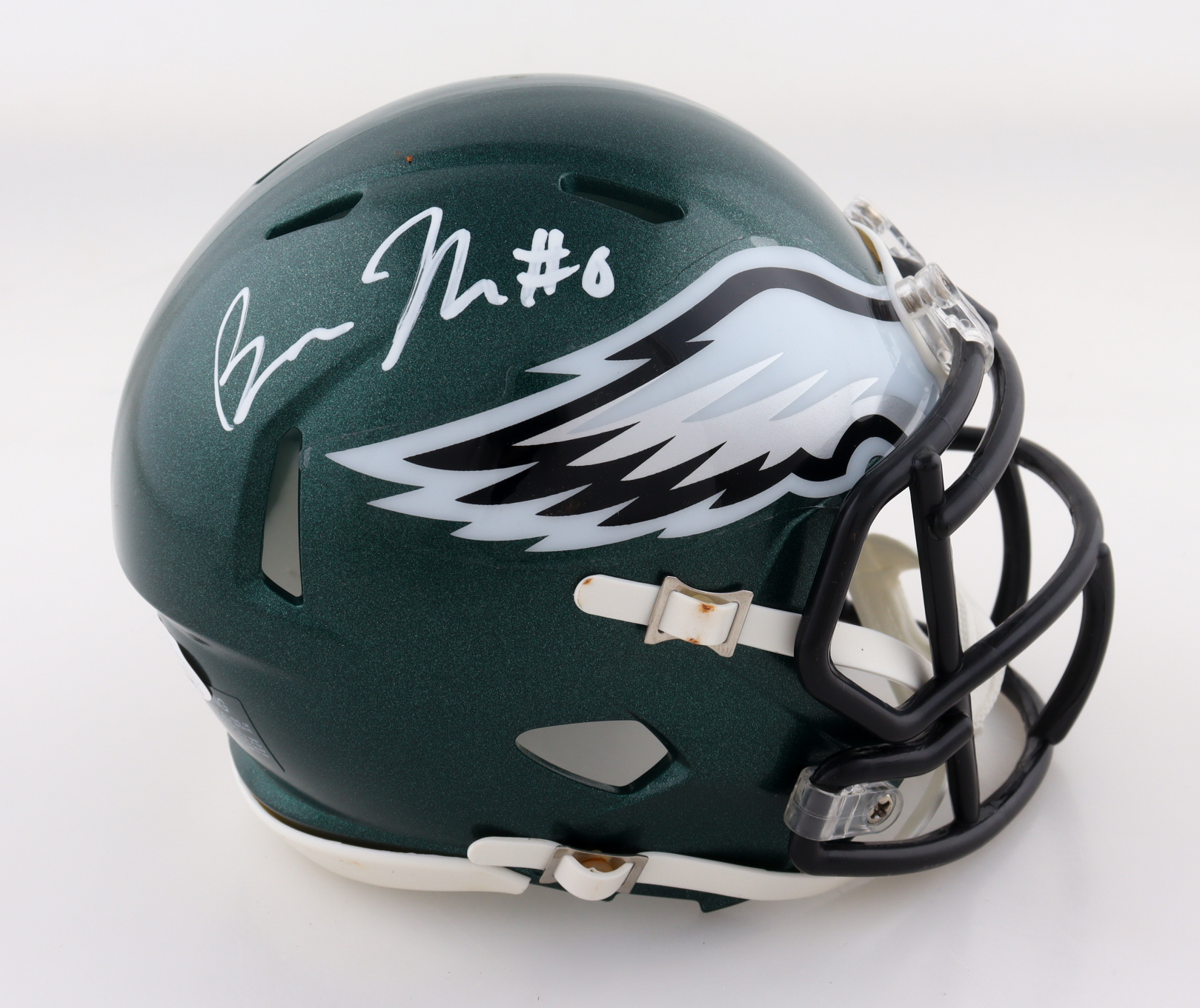 Bryce Huff Signed Eagles Speed Mini Helmet (JSA) at PristineAuction.com Bryce Huff Signed Eagles Speed Mini Helmet (JSA) at PristineAuction.com