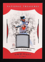 Albert Pujols 2017 Panini National Treasures League Leaders Relics #8 #79/99 at PristineAuction.com
