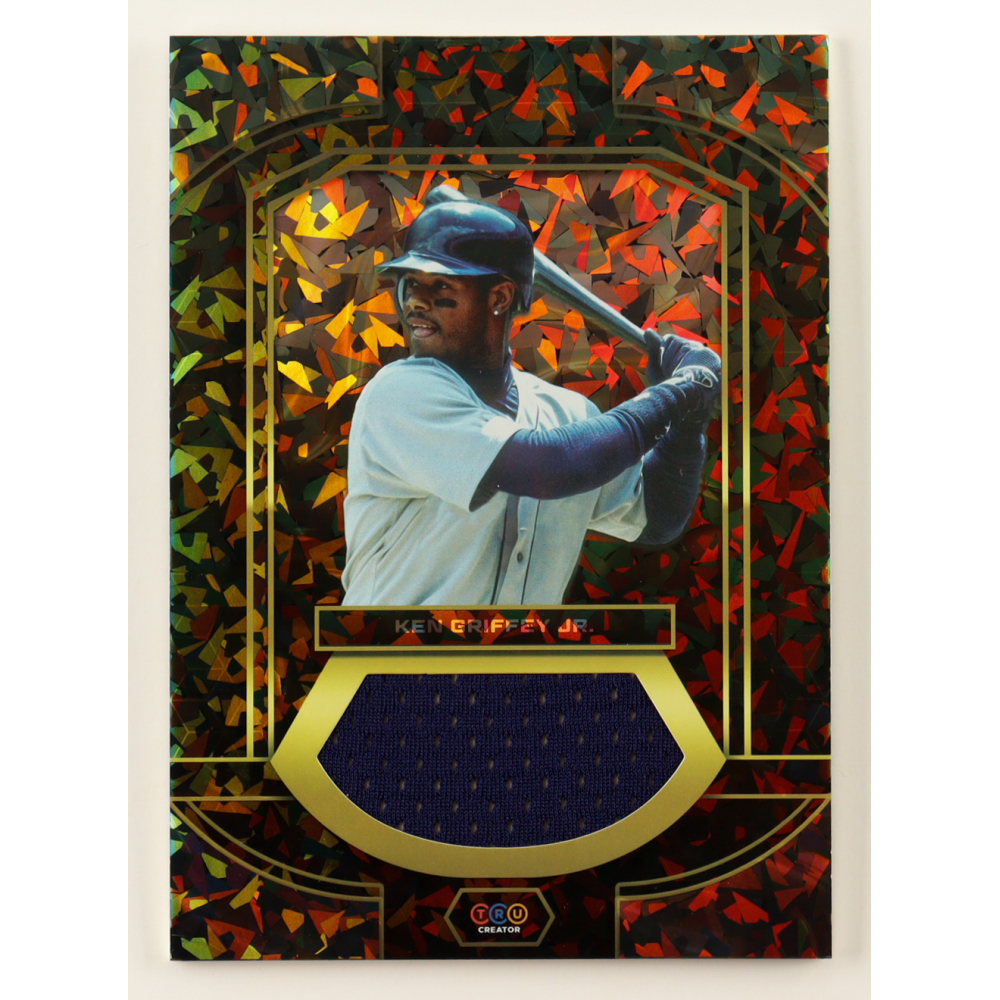 Ken Griffey Jr. 2024 TruSport Jumbo Trucreator Cracked Ice #15 #JC-KGJ JSY at PristineAuction.com