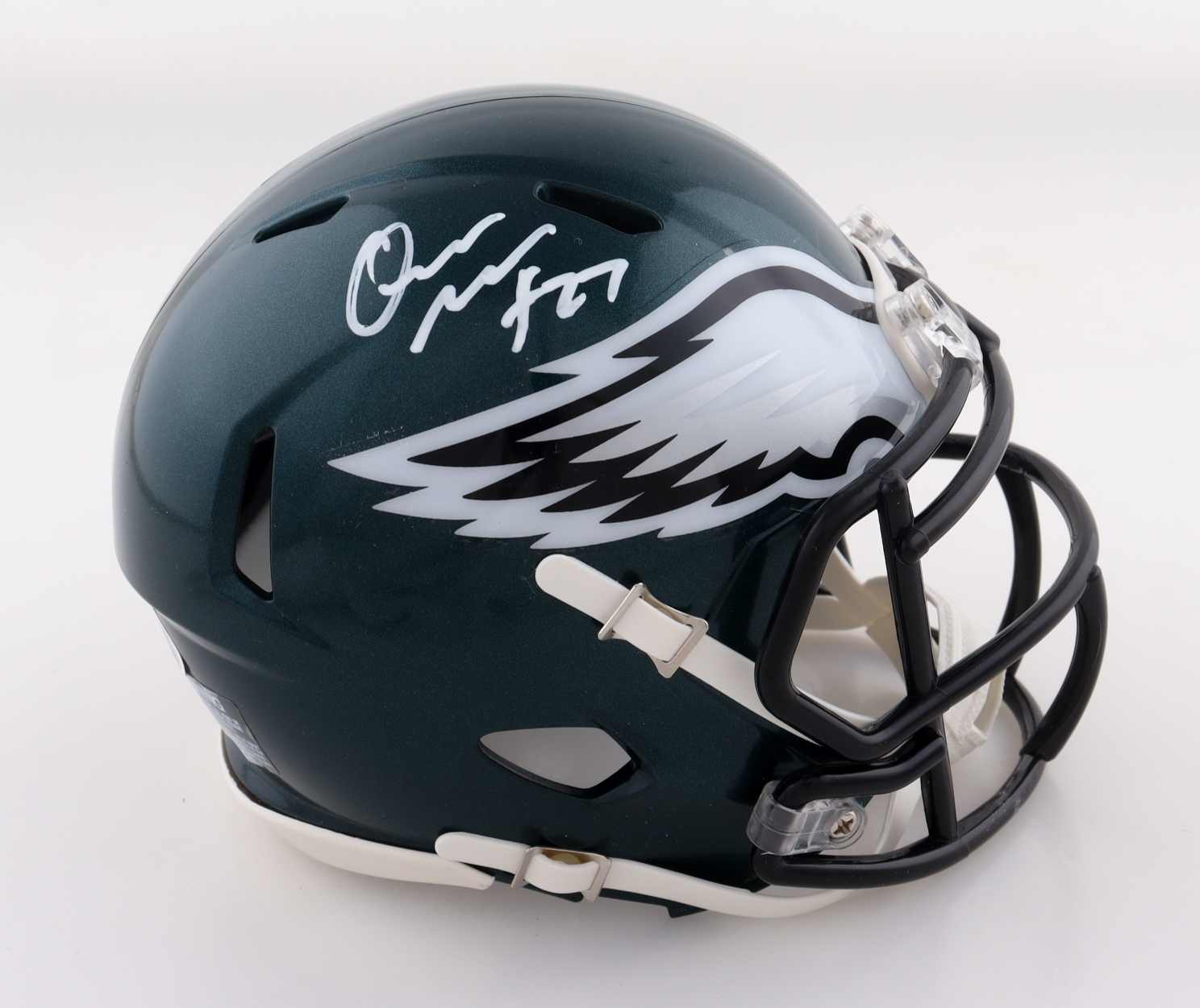 Quinyon Mitchell Signed Eagles Speed Mini Helmet (JSA) at PristineAuction.com Quinyon Mitchell Signed Eagles Speed Mini Helmet (JSA) at PristineAuction.com