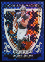 Colston Loveland 2025 Rookies and Stars Crusade Blue Plaid #15 RC at PristineAuction.com