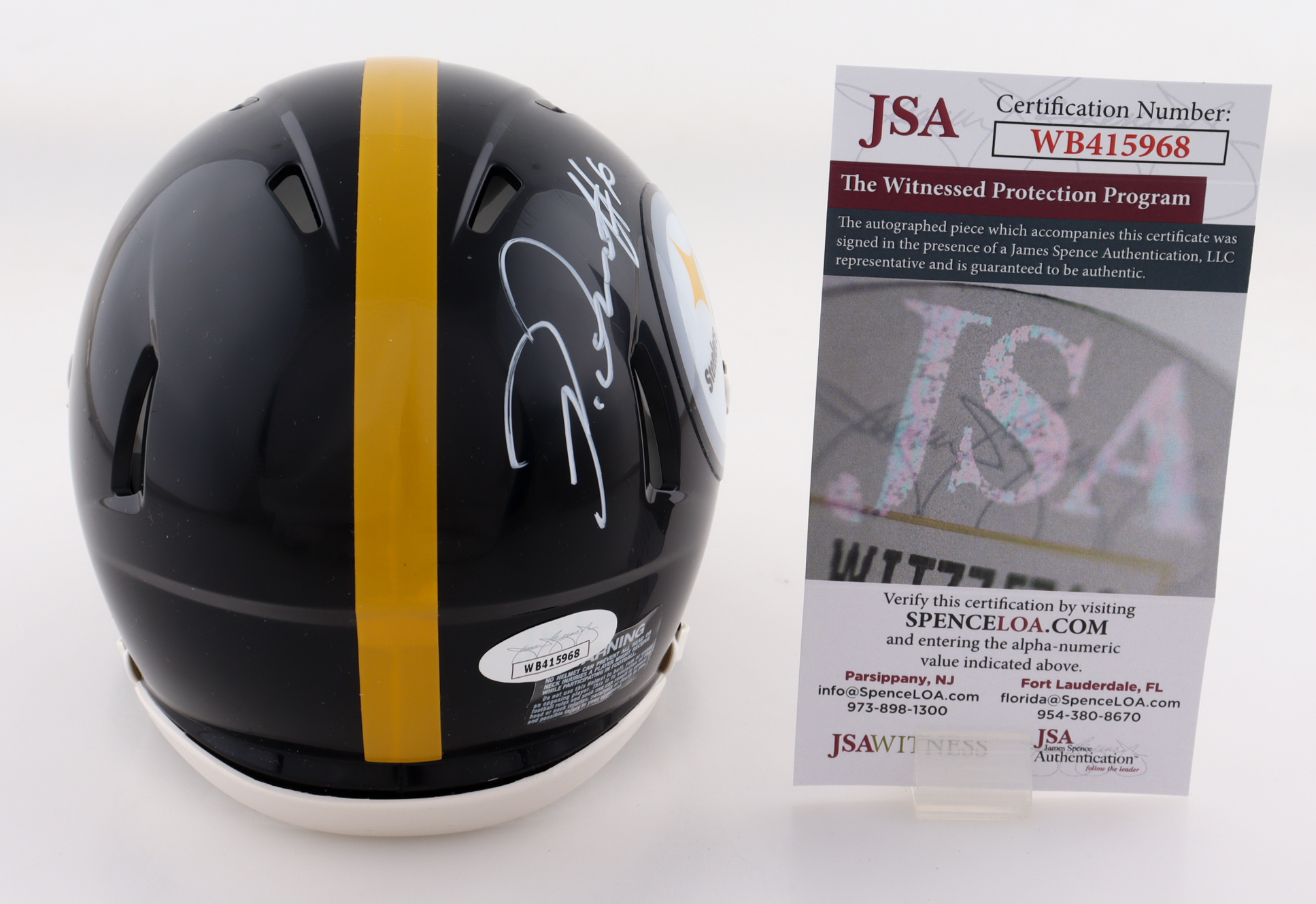 Patrick Queen Signed Steelers Speed Mini Helmet (JSA) at PristineAuction.com Patrick Queen Signed Steelers Speed Mini Helmet (JSA) at PristineAuction.com