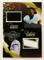 Travis Hunter & Shedeur Sanders 2023 TruCreator Jumbo Cracked Ice Materials #DJC-THSS at PristineAuction.com