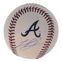 Michael Harris II Signed OML Braves Logo Baseball (MLB & Fanatics) at PristineAuction.com