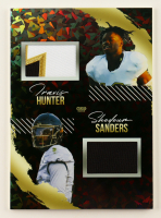 Travis Hunter & Shedeur Sanders 2023 TruCreator Jumbo Cracked Ice Materials #DJC-THSS at PristineAuction.com