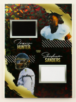 Travis Hunter & Shedeur Sanders 2023 TruCreator Jumbo Cracked Ice Materials #DJC-THSS at PristineAuction.com