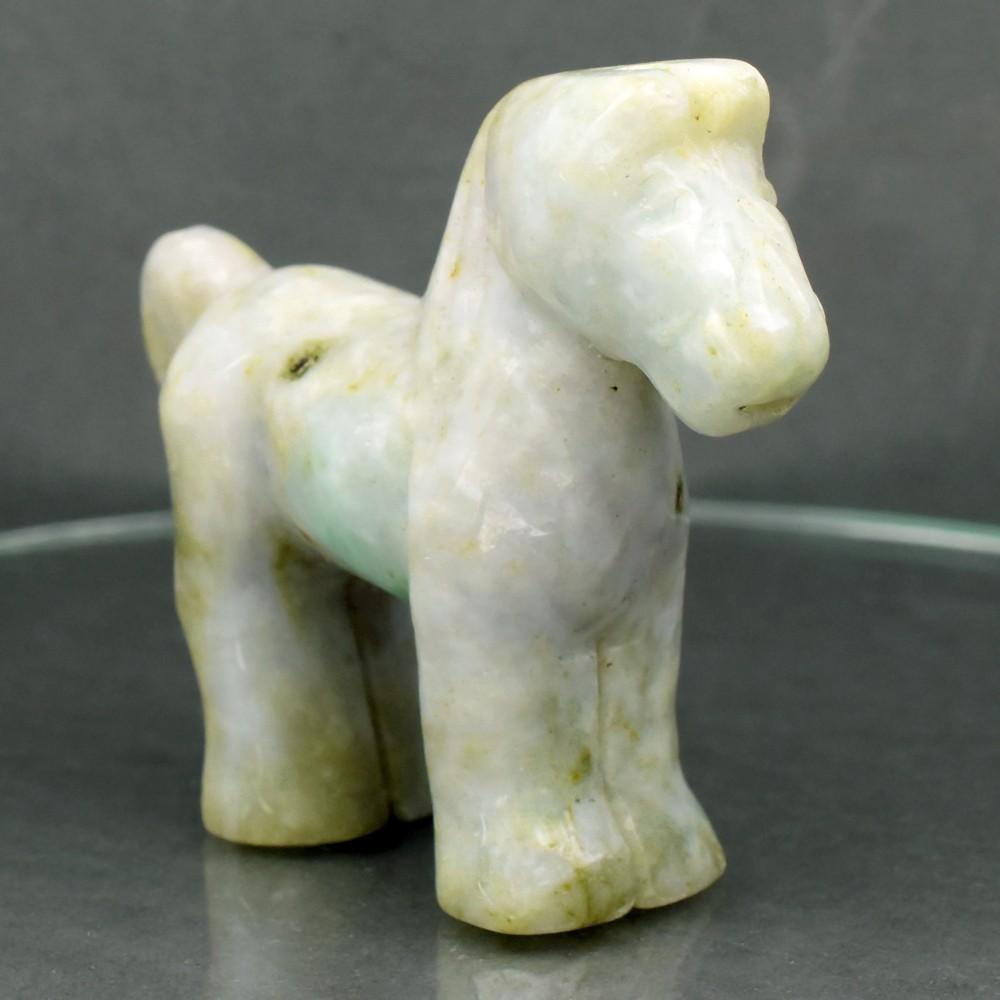 179.85 Carats Natural Jade Horse Carving at PristineAuction.com