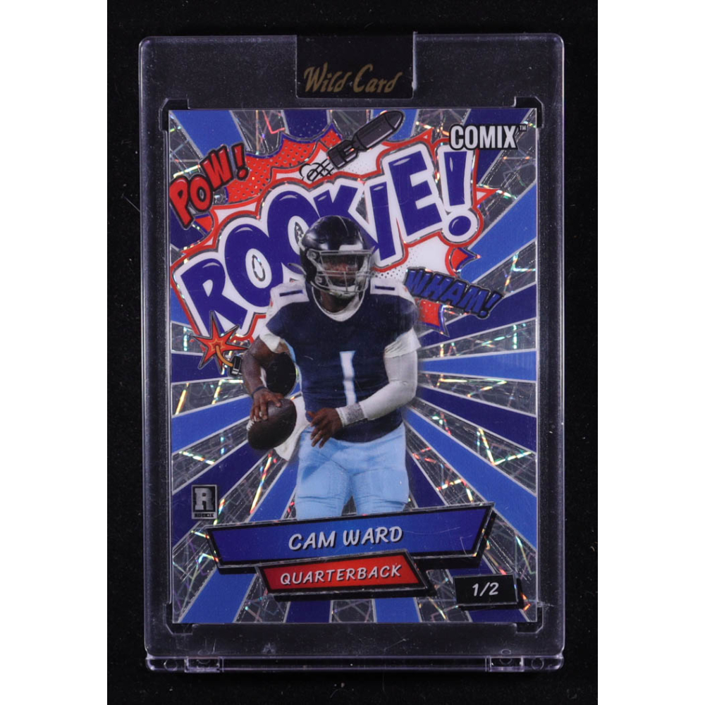 Cam Ward 2025 Wild Card Comix Rookie #ACRRB-CW RC #1/2 at PristineAuction.com