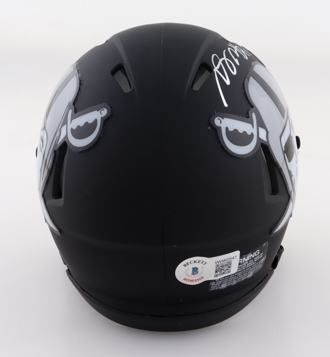 Davante Adams Signed Raiders Speed Mini Helmet (Beckett) at PristineAuction.com Davante Adams Signed Raiders Speed Mini Helmet (Beckett) at PristineAuction.com