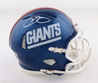 Odell Beckham Jr. Signed Giants Speed Mini Helmet (Beckett) at PristineAuction.com