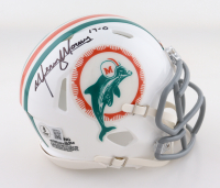 Mercury Morris Signed Dolphins Speed Mini Helmet Inscribed "17-0" (Beckett) at PristineAuction.com