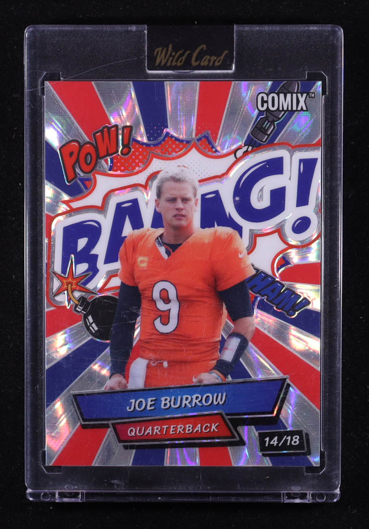 Joe Burrow 2025 Wild Card Comix #ACBRB-JB #14/18 at PristineAuction.com Joe Burrow 2025 Wild Card Comix #ACBRB-JB #14/18 at PristineAuction.com