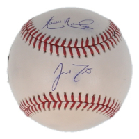J. T. Realmuto & Aaron Nola Signed OML Baseball (MLB & Fanatics) at PristineAuction.com