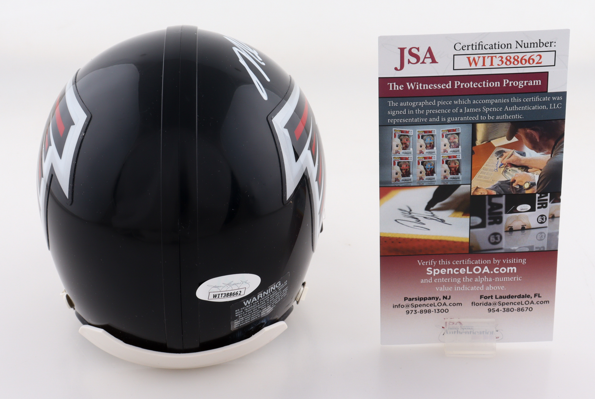 Michael Vick Signed Falcons Speed Mini Helmet (JSA) at PristineAuction.com Michael Vick Signed Falcons Speed Mini Helmet (JSA) at PristineAuction.com