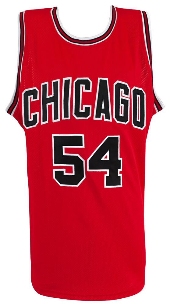 Horace Grant Signed Jersey Inscribed "3 Peat 91-93" (Schwartz) at PristineAuction.com Horace Grant Signed Jersey Inscribed "3 Peat 91-93" (Schwartz) at PristineAuction.com