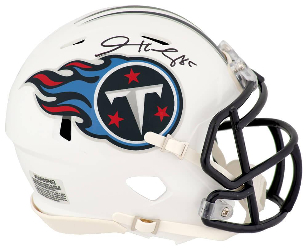 Derrick Mason Signed Titans Speed Mini Helmet (Schwartz) at PristineAuction.com Derrick Mason Signed Titans Speed Mini Helmet (Schwartz) at PristineAuction.com