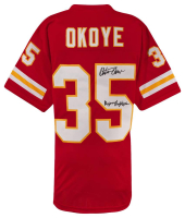 Christian Okoye Signed Jersey Inscribed "Nigerian Nightmare" (Schwartz) at PristineAuction.com