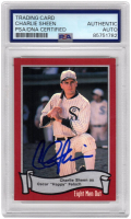 Charlie Sheen Signed Eight Men Out 1988 Pacific Trading Card #10 (PSA) at PristineAuction.com