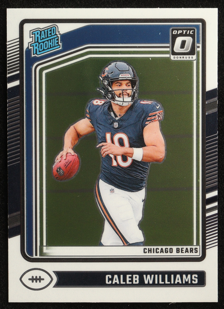 Caleb Williams 2024 Donruss Optic #201 RR RC at PristineAuction.com Caleb Williams 2024 Donruss Optic #201 RR RC at PristineAuction.com