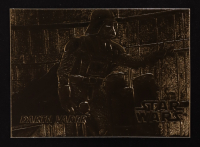 Darth Vader "Star Wars" 1995 Score Board 23KT Gold Card #2027/10000 at PristineAuction.com