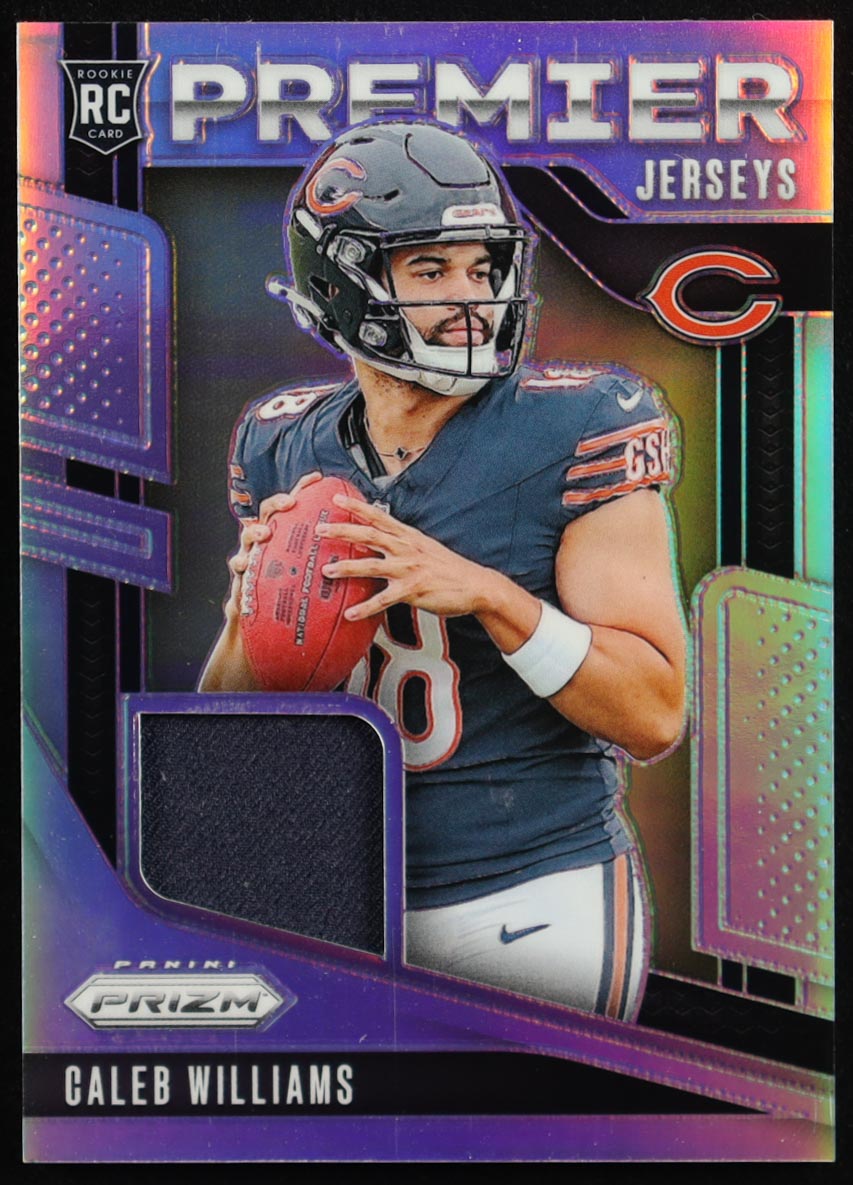 Caleb Williams 2024 Panini Prizm Premier Jerseys #1 RC at PristineAuction.com Caleb Williams 2024 Panini Prizm Premier Jerseys #1 RC at PristineAuction.com