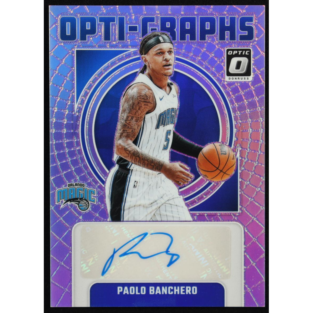 Paolo Banchero 2024-25 Donruss Optic Opti-Graphs Holo #12 #81/99 at PristineAuction.com