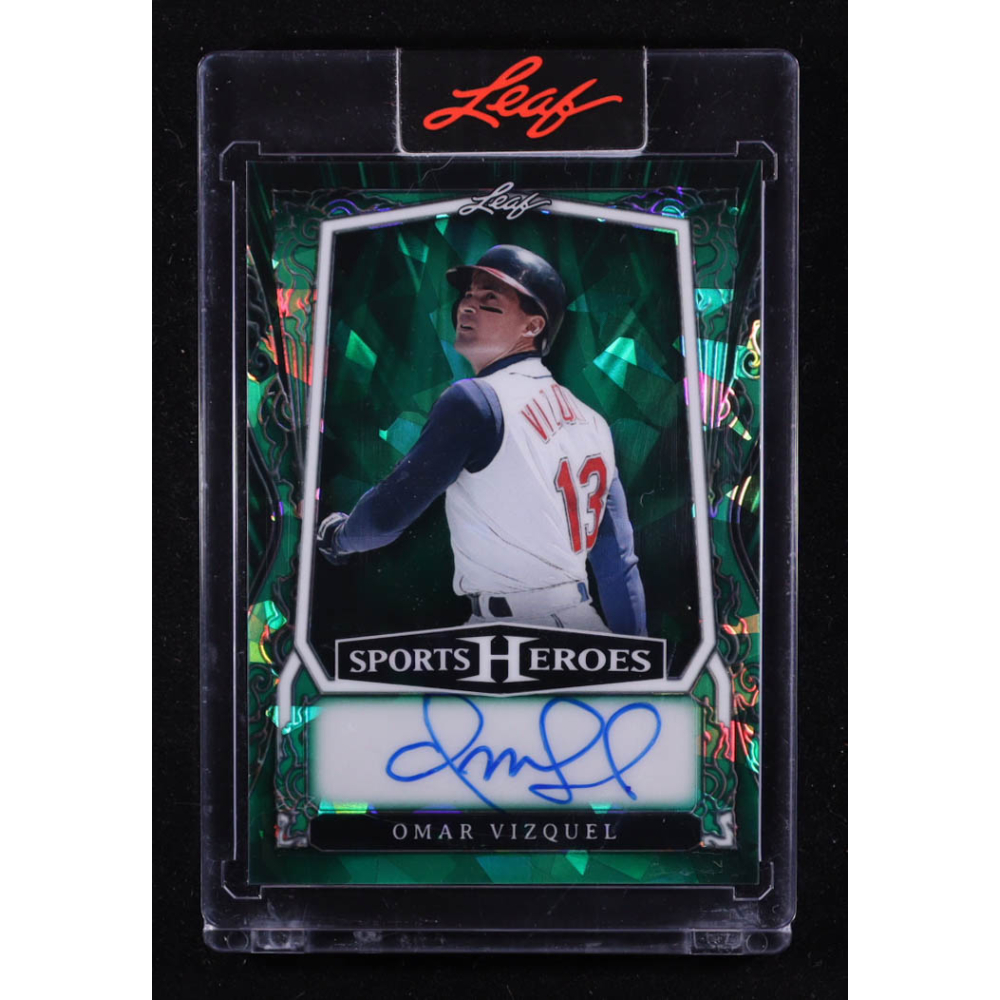 Omar Vizquel  2025 Leaf Sports Heroes Auto #BA-OV1 #2/9 at PristineAuction.com