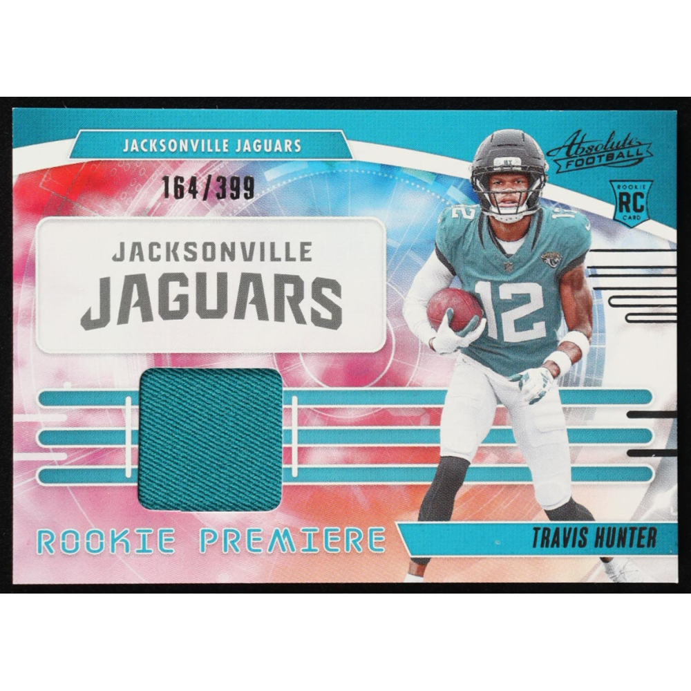 Travis Hunter 2025 Absolute Rookie Premiere Materials #1 #164/399 RC at PristineAuction.com