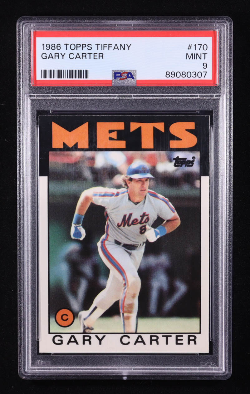 Gary Carter 1986 Topps #170 (PSA 9) at PristineAuction.com Gary Carter 1986 Topps #170 (PSA 9) at PristineAuction.com