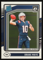 Drake Maye 2024 Donruss Optic #229 Drake Maye RR RC at PristineAuction.com