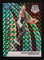 Victor Wembanyama 2023-24 Panini Mosaic Elevate Mosaic Green #18 RC at PristineAuction.com