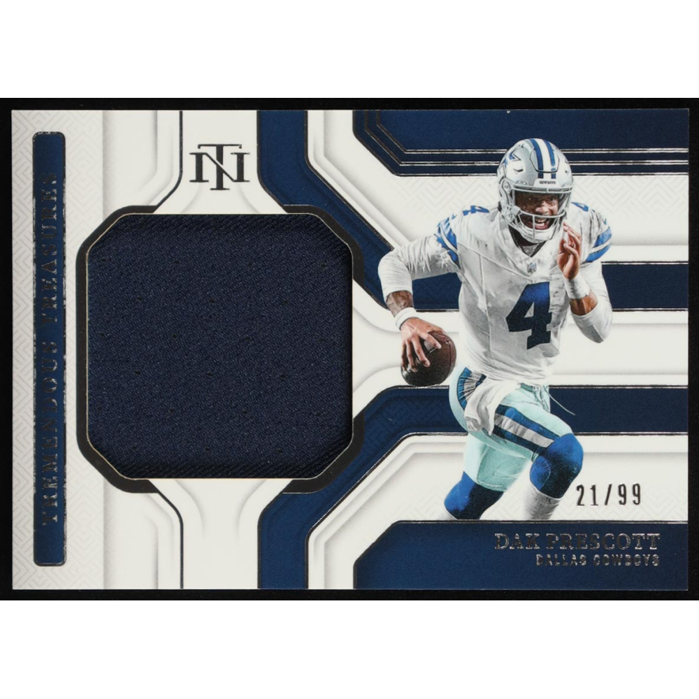 Dak Prescott 2024 Panini National Treasures Tremendous Treasures #25 #21/99 at PristineAuction.com